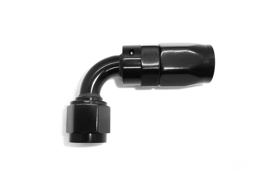 90 Degree Swivel Hose End - Polished